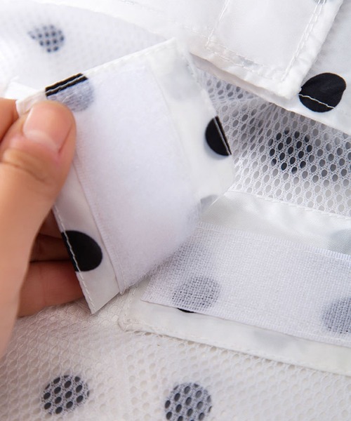 aimoha（アイモハ）の「可愛い　耳付き　ペット用レインコート（ペットウェア・レディース・ホワイト・X-SMALL/MEDIUM/SMALL/LARGE/X-LARGE）」の3枚目の写真