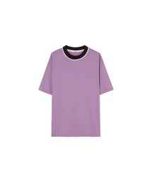 【 EKCOOKIES 】リブニットカラードッキングトップス / Tシャツ