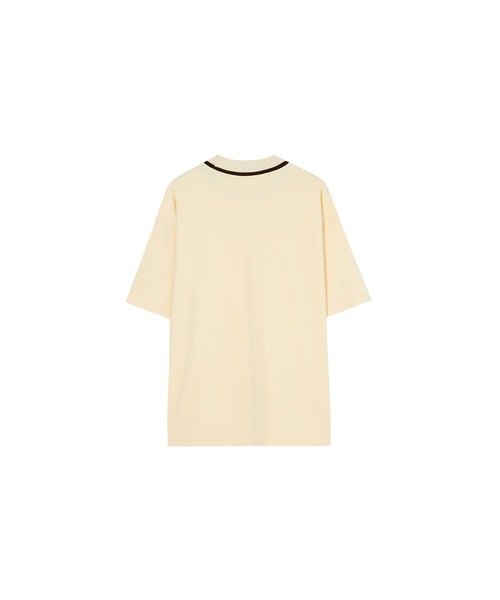 EKCOOKIES(イーケークッキーズ)の「【 EKCOOKIES 】リブニットカラードッキングトップス / Tシャツ(Tシャツ/カットソー・レディース・カーキブラウン/パープル/キナリ・S/M/L)」の19枚目の写真