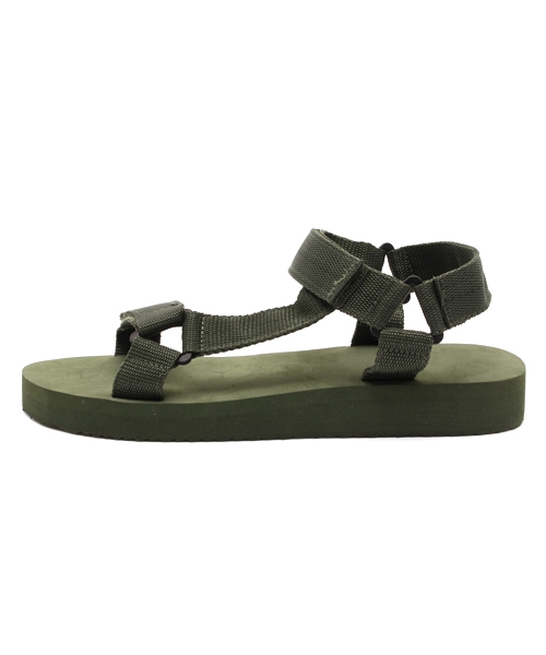 WEGO(ウィゴー)の「WEGO/フラットテープサンダル(サンダル・メンズ・ホワイト/ブラック/カーキ/オレンジ/トリコロール・MEDIUM/LARGE)」の6枚目の写真