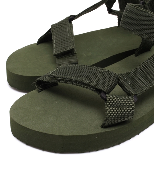 WEGO(ウィゴー)の「WEGO/フラットテープサンダル(サンダル・メンズ・ホワイト/ブラック/カーキ/オレンジ/トリコロール・MEDIUM/LARGE)」の9枚目の写真