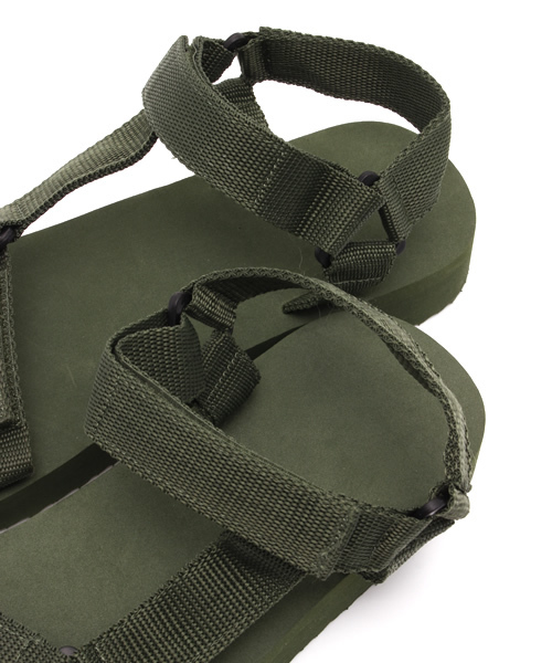 WEGO(ウィゴー)の「WEGO/フラットテープサンダル(サンダル・メンズ・ホワイト/ブラック/カーキ/オレンジ/トリコロール・MEDIUM/LARGE)」の11枚目の写真