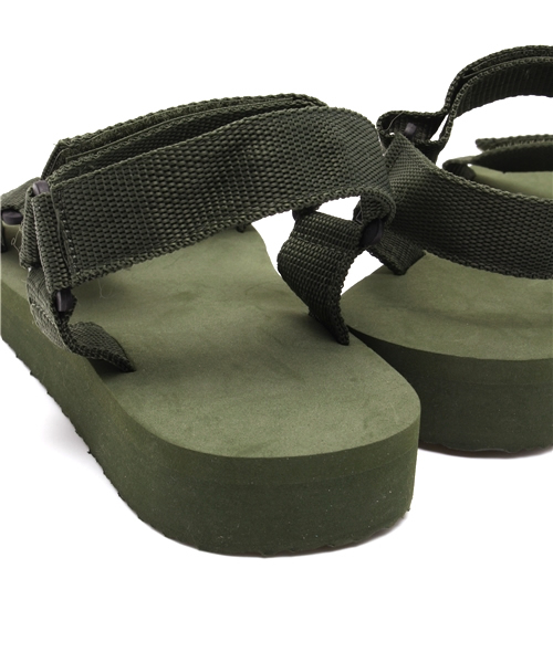 WEGO(ウィゴー)の「WEGO/フラットテープサンダル(サンダル・メンズ・ホワイト/ブラック/カーキ/オレンジ/トリコロール・MEDIUM/LARGE)」の12枚目の写真