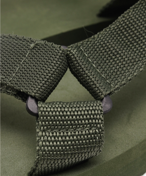 WEGO(ウィゴー)の「WEGO/フラットテープサンダル(サンダル・メンズ・ホワイト/ブラック/カーキ/オレンジ/トリコロール・MEDIUM/LARGE)」の14枚目の写真