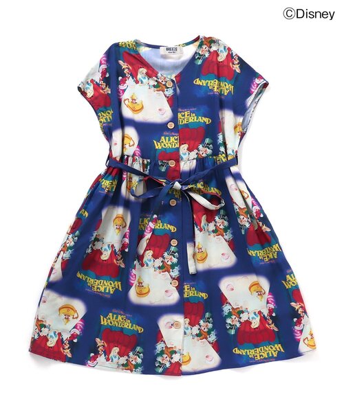 Disney（ディズニー）の「ディズニーキャラクターアロハワンピース（ワンピース・キッズ・ブルー/オフホワイト・90/100/110/120/80/130）」の11枚目の写真