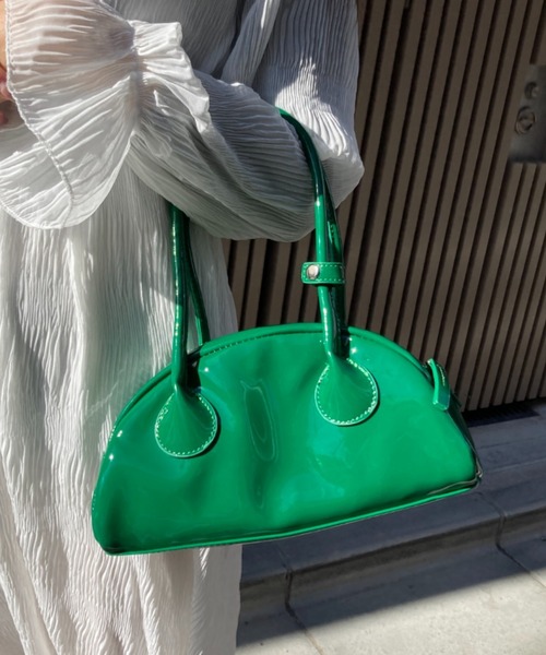 セール】エナメルミニボストンバッグ（ショルダーバッグ