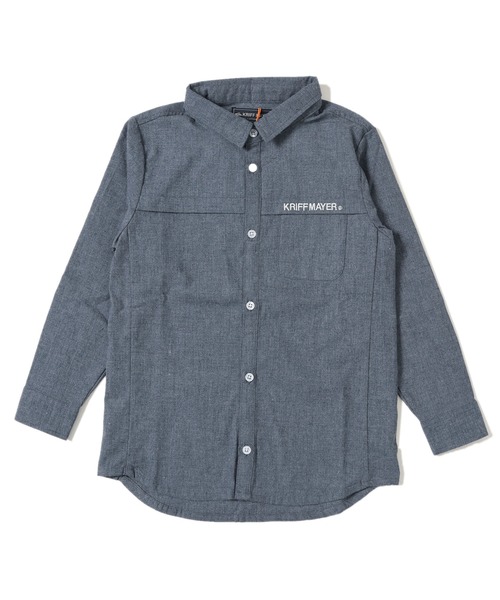 KRIFF MAYER Kid's Collection(クリフメイヤーキッズコレクション)の「微起毛サイド切替シャツ(シャツ/ブラウス・キッズ・オフホワイト/ネイビー/ダークブルー/カーキ・130/150/140/120/170/160)」の15枚目の写真