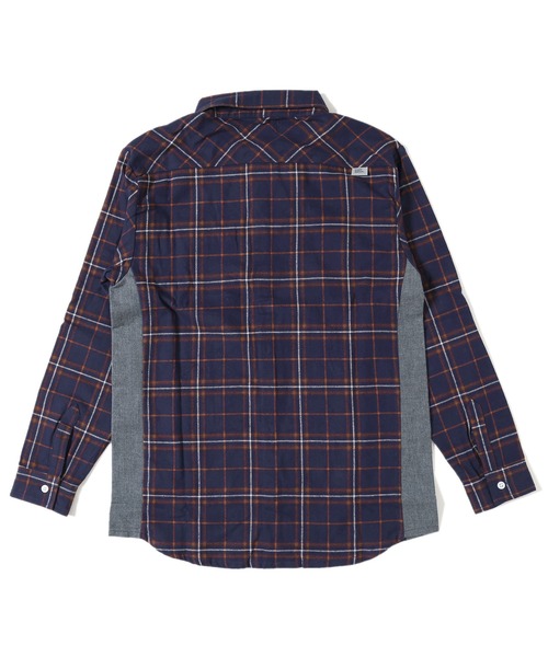 KRIFF MAYER Kid's Collection(クリフメイヤーキッズコレクション)の「微起毛サイド切替シャツ(シャツ/ブラウス・キッズ・オフホワイト/ネイビー/ダークブルー/カーキ・130/150/140/120/170/160)」の16枚目の写真