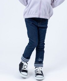 trois lapins kp | デニムニットロングパンツ(100~160cm)(デニムパンツ)