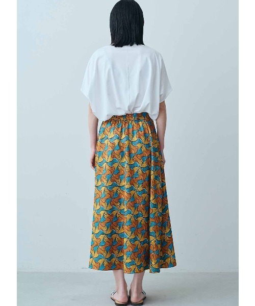 MEDE19F（メデジュウキュウ）の「ＭＥＤＥ１９Ｆ　アフリカンプリント柄スカート（スカート・レディース・レッド系その他/マスタード・MEDIUM/LARGE/X-LARGE/XX-LARGE）」の5枚目の写真