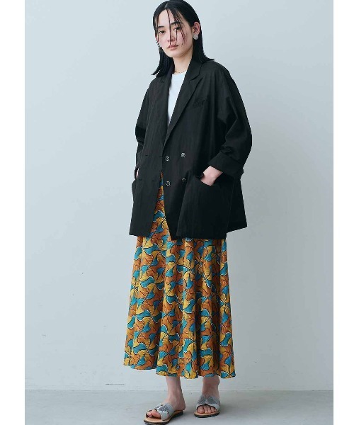 MEDE19F（メデジュウキュウ）の「ＭＥＤＥ１９Ｆ　アフリカンプリント柄スカート（スカート・レディース・レッド系その他/マスタード・MEDIUM/LARGE/X-LARGE/XX-LARGE）」の9枚目の写真