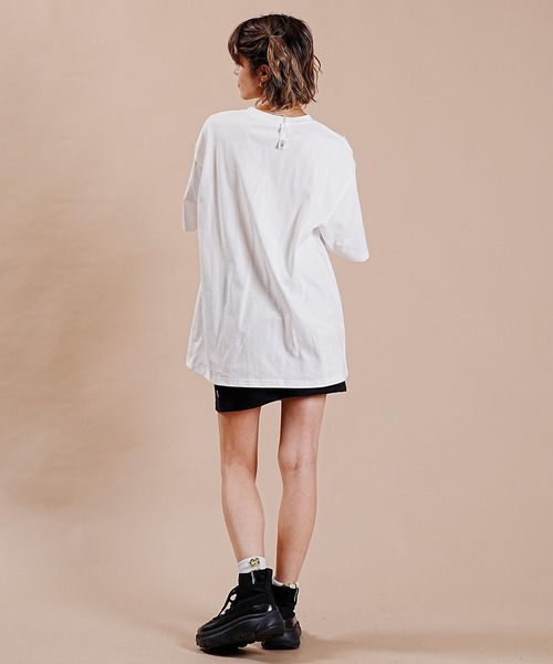 ALOHA SUNDAY（アロハサンデー）の「【ムラサキスポーツ別注】ALOHA SUNDAY/アロハサンデー デザインTシャツ AS-MS-007（Tシャツ/カットソー・レディース・ブラック/ホワイト・M/L）」の6枚目の写真