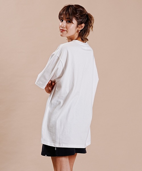 ALOHA SUNDAY（アロハサンデー）の「【ムラサキスポーツ別注】ALOHA SUNDAY/アロハサンデー デザインTシャツ AS-MS-007（Tシャツ/カットソー・レディース・ブラック/ホワイト・M/L）」の7枚目の写真