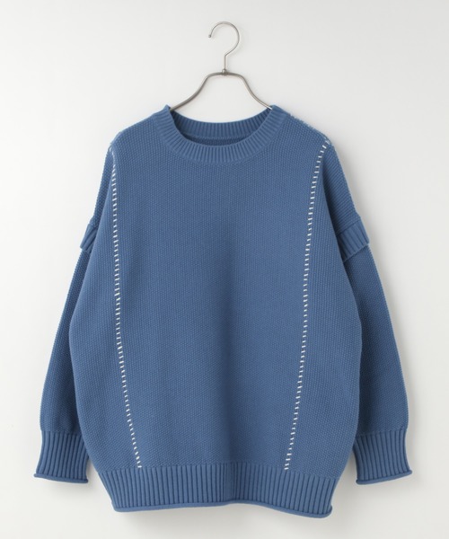 LOWRYS FARM（ローリーズファーム）の「２ＷＡＹハンドＳライクプルオーバーＬＳ　967412（Tシャツ/カットソー・レディース・ブラック/ベージュ/レッド/オレンジ/グリーン/アイボリー/ブルー・SHORT/TALL）」の5枚目の写真