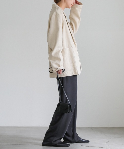 select MOCA（セレクトモカ）の「ウエストギャザーリラックスリブパンツ（その他パンツ・レディース・ブラック/スミクロ・FREE）」の14枚目の写真