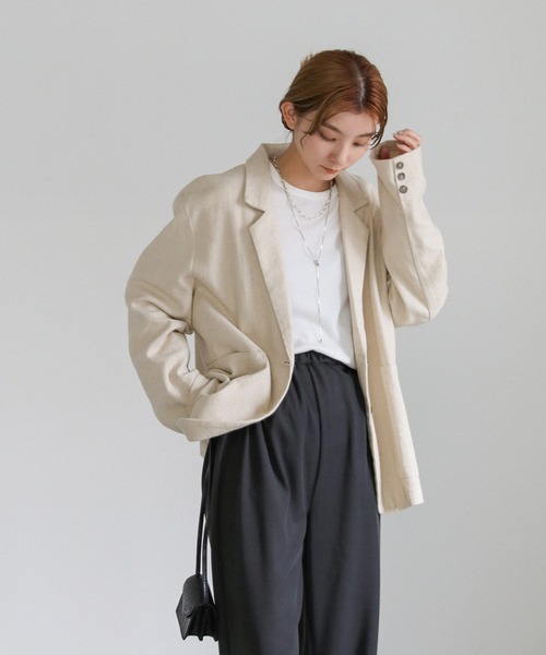 select MOCA（セレクトモカ）の「ウエストギャザーリラックスリブパンツ（その他パンツ・レディース・ブラック/スミクロ・FREE）」の16枚目の写真