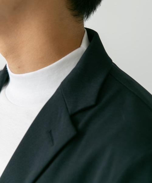 URBAN RESEARCH DOORS(アーバンリサーチドアーズ)の「『抗菌/防臭』LIFE STYLE TAILOR シルケットポンチストレッチモック長袖Tシャツ(Tシャツ/カットソー・メンズ・ホワイト・MEDIUM/LARGE)」の11枚目の写真