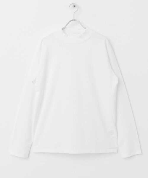 URBAN RESEARCH DOORS(アーバンリサーチドアーズ)の「『抗菌/防臭』LIFE STYLE TAILOR シルケットポンチストレッチモック長袖Tシャツ(Tシャツ/カットソー・メンズ・ホワイト・MEDIUM/LARGE)」の13枚目の写真