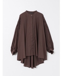 mizuiro ind ピンタックパフスリーブシャツ