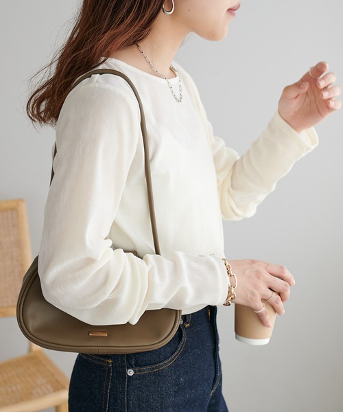 DISCOAT(ディスコート)の「【新色追加!】フロッキーメッシュロングTシャツ(Tシャツ/カットソー・レディース・グレー/アイボリー/ピンク/ライトグレー/グリーン系その他・FREE)」の13枚目の写真