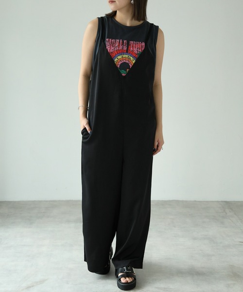 each（イーチ）の「GIGタンクトップ（タンクトップ・レディース・ホワイト/チャコールグレー・FREE）」の14枚目の写真