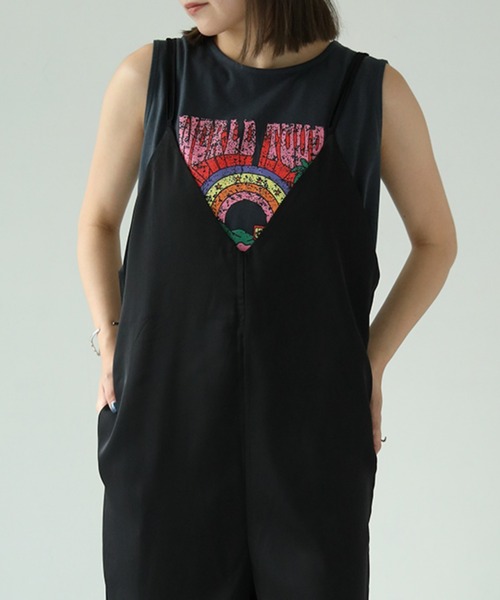 each（イーチ）の「GIGタンクトップ（タンクトップ・レディース・ホワイト/チャコールグレー・FREE）」の15枚目の写真