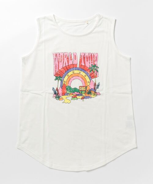 each（イーチ）の「GIGタンクトップ（タンクトップ・レディース・ホワイト/チャコールグレー・FREE）」の22枚目の写真