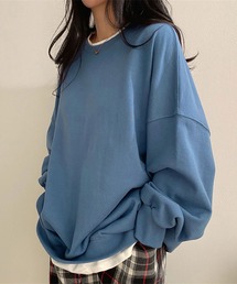 薄手裏毛カットソー