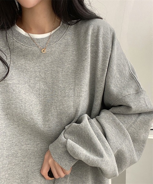 NinaetLina（ニナエリナ）の「薄手裏毛カットソー（Tシャツ/カットソー・レディース・グレー/ブルー/ブラック/イエロー・XL/M/L）」の9枚目の写真