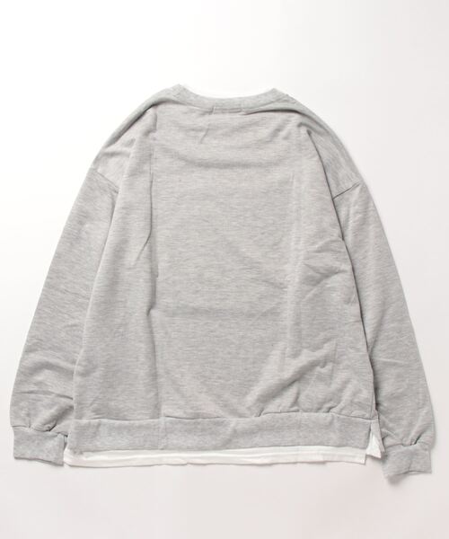 NinaetLina（ニナエリナ）の「薄手裏毛カットソー（Tシャツ/カットソー・レディース・グレー/ブルー/ブラック/イエロー・XL/M/L）」の17枚目の写真