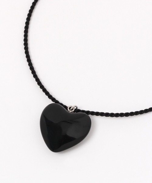 LOWRYS FARM(ローリーズファーム)の「ハートロープネックレス 975201(ネックレス・レディース・シルバー/ブラック/その他・FREE)」の6枚目の写真