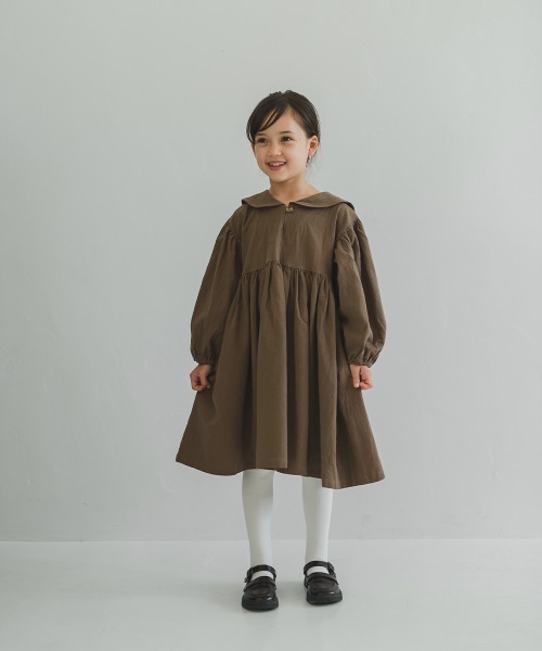 riziere（リジェール）の「セーラーカラー長袖ワンピース（ワンピース