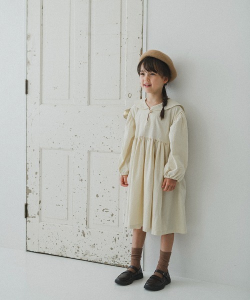 riziere（リジェール）の「セーラーカラー長袖ワンピース（ワンピース
