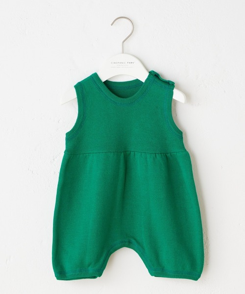 CIAOPANIC TYPY(チャオパニックティピー)の「【KIDS】ウォッシャブルスウェットライクニットロンパース(ロンパース・キッズ・グレー/グリーン/ブルー・80)」の11枚目の写真