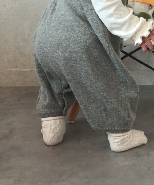 CIAOPANIC TYPY(チャオパニックティピー)の「【KIDS】ウォッシャブルスウェットライクニットロンパース(ロンパース・キッズ・グレー/グリーン/ブルー・80)」の19枚目の写真