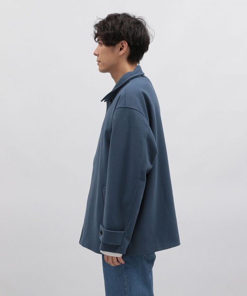 LAKOLE（ラコレ）の「ウーリーテックショートステン / 704567（ステンカラーコート・メンズ・ブルーグリーン/ブラック/ライトグレー・X-LARGE/MEDIUM/LARGE）」の17枚目の写真