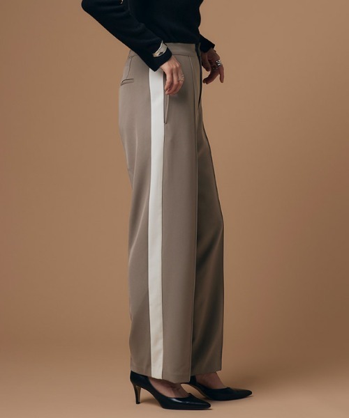 RASW（ラス）の「[RASW]ストレートサイドラインパンツ（その他パンツ・レディース・モカ/ネイビー・L/M/S）」の22枚目の写真