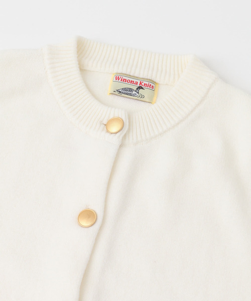 FORK&SPOON（フォークアンドスプーン）の「FORK&SPOON　Winona Knitsカーディガン（カーディガン/ボレロ・レディース・ネイビー/ホワイト系その他・1）」の3枚目の写真