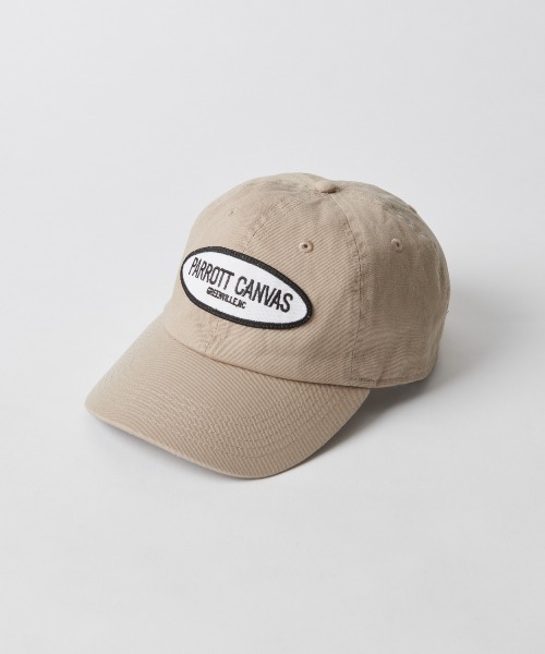 PARROTT CANVAS（パロットキャンバス）の「PARROTT CANVAS LOGO CAP/キャップ（キャップ・レディース・ベージュ/ブラウン/ワインレッド/ブラック・FREE）」の3枚目の写真