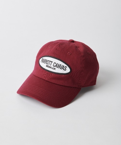 PARROTT CANVAS（パロットキャンバス）の「PARROTT CANVAS LOGO CAP/キャップ（キャップ・レディース・ベージュ/ブラウン/ワインレッド/ブラック・FREE）」の4枚目の写真