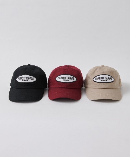 PARROTT CANVAS（パロットキャンバス）の「PARROTT CANVAS LOGO CAP/キャップ（キャップ・レディース・ベージュ/ブラウン/ワインレッド/ブラック・FREE）」の8枚目の写真