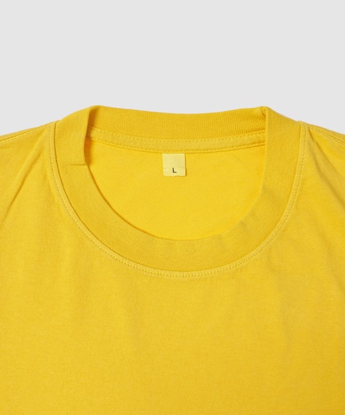 ECOCYCLE(エコサイクル)の「STANDARD TUBULAR SS TEE_YELLOW(シームレス)(Tシャツ/カットソー・メンズ・グリーン系その他2/ベージュ系その他/イエロー系その他/グリーン系その他4/イエロー系その他2/ゴールド/イエロー・XS/L/S/M/XL/XXL)」の9枚目の写真