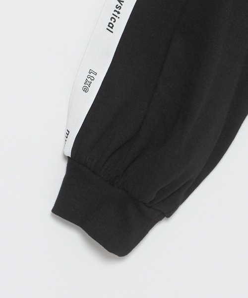 LOVETOXIC(ラブトキシック)の「【LTXC】短丈長袖Tシャツ3点SETUP(ワンピース・キッズ・オフホワイト/ブラック/サックスブルー・S/L/M/LL)」の8枚目の写真