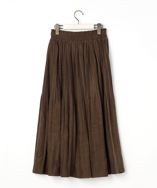 Grand PARK（グランドパーク）の「ミジンコール プリーツスカート2（スカート・レディース・サックスブルー/グリーン/ブラウン/ブラック・FREE）」の6枚目の写真