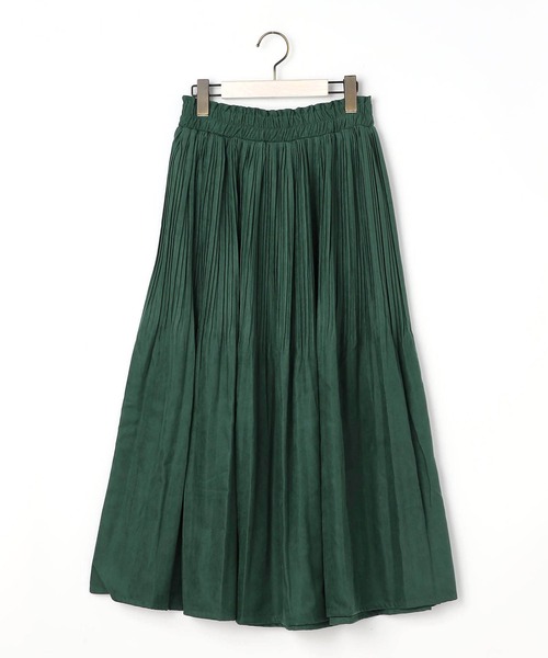 Grand PARK（グランドパーク）の「ミジンコール プリーツスカート2（スカート・レディース・サックスブルー/グリーン/ブラウン/ブラック・FREE）」の14枚目の写真