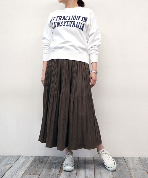 Grand PARK（グランドパーク）の「ミジンコール プリーツスカート2（スカート・レディース・サックスブルー/グリーン/ブラウン/ブラック・FREE）」の17枚目の写真