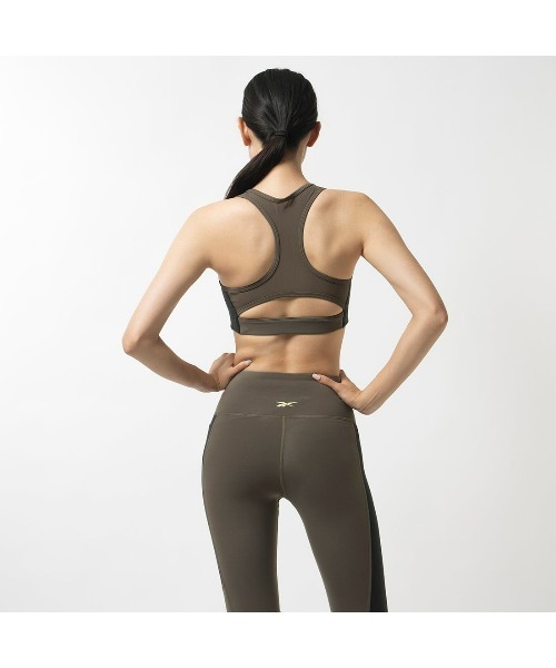 Reebok（リーボック）の「ラックス レーサー パデッド ブラ カラーブロックド / LUX RACER PADDED BRA COLORBLOCKED（スポーツブラ・レディース・ローズ/アッシュブラウン/ブラック×ブルー・LARGE/SMALL/MEDIUM/X-LARGE）」の5枚目の写真