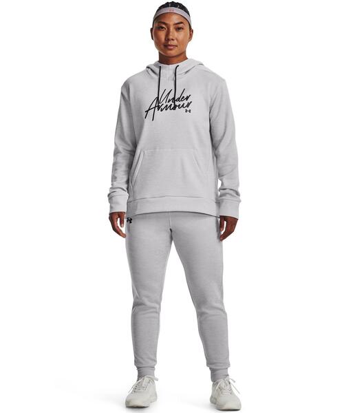 UNDER ARMOUR（アンダーアーマー）の「UAアーマーフリース ジョガーパンツ（トレーニング/レディース）（その他パンツ・レディース・グレー・M/S/XL/L）」の3枚目の写真