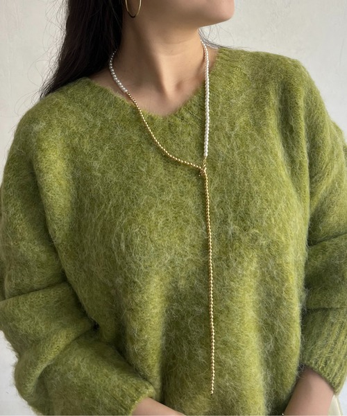 prose verse（プロズヴェール）の「ボール×パールマルチウェイロングネックレス（ネックレス・レディース・シルバー/ゴールド・ﾌﾘ-）」の3枚目の写真