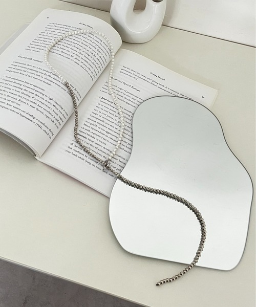 prose verse（プロズヴェール）の「ボール×パールマルチウェイロングネックレス（ネックレス・レディース・シルバー/ゴールド・ﾌﾘ-）」の7枚目の写真